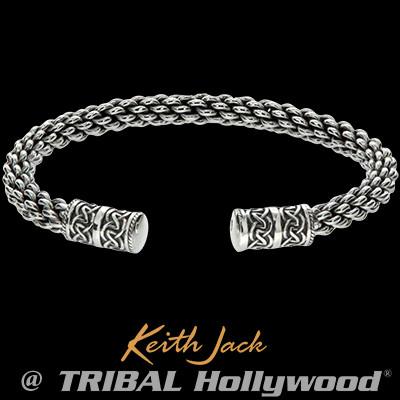 Celtic Knot Flat Dragon Weave Bracelet — Basil-Ltd: Irish & Celtic